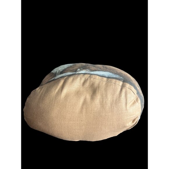 Vintage Handmade Sewn Brown Taby Cat Shaper Pillow 13” Life Like Animal Pillows - Picture 7 of 8